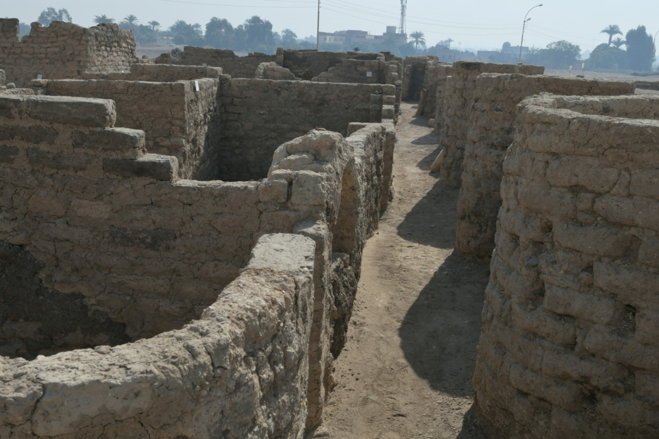 A new archaeological discovery is seen in Luxor, Egypt, in this undated handout photo. Zahi Hawass Center for Egyptology and High Council of Antiquities Joint Mission