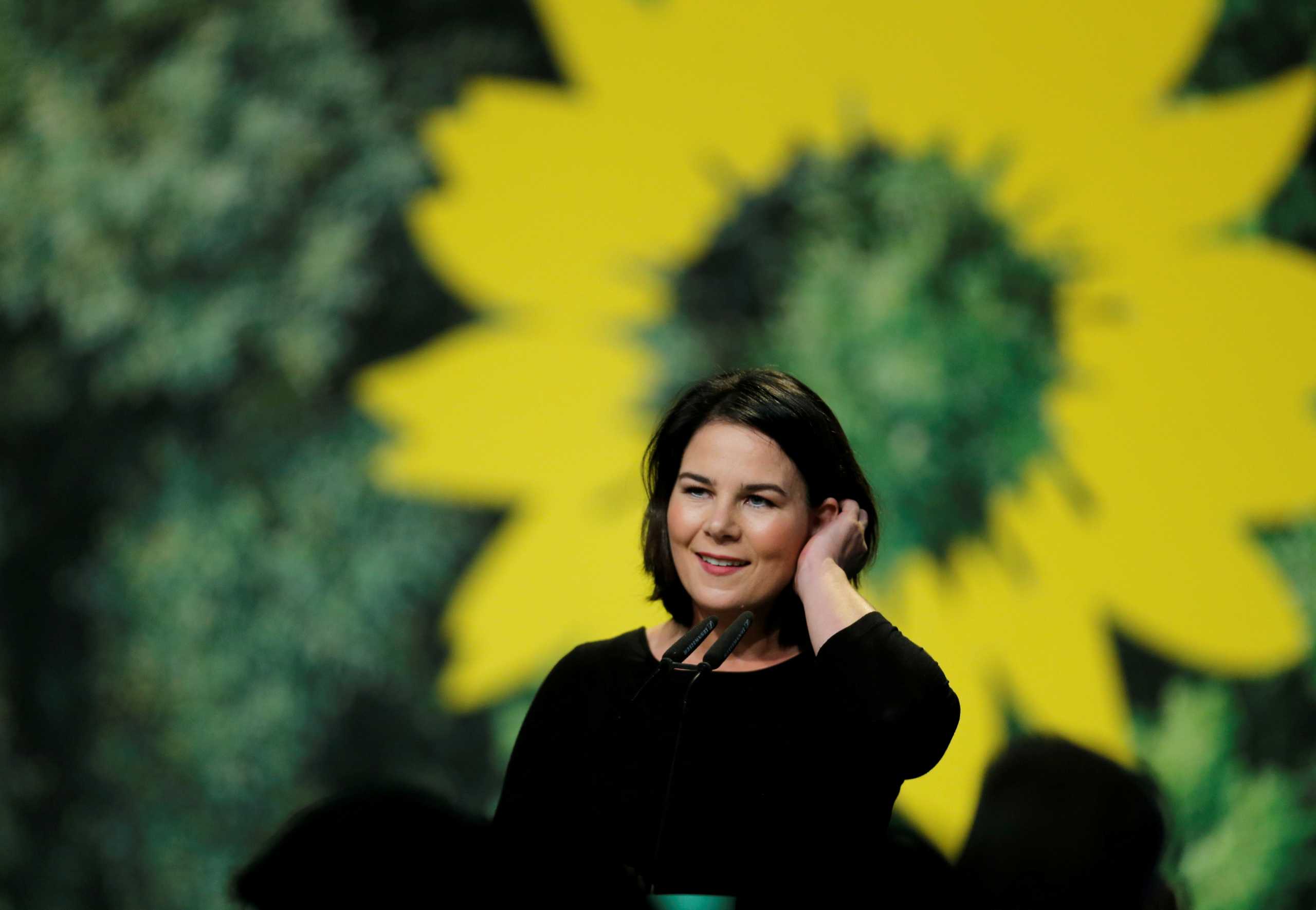 FILE PHOTO: Leader of Germany's Green Party Annalena Baerbock is seen during the delegates' conference in Bielefeld, Germany November 16, 2019. REUTERS
