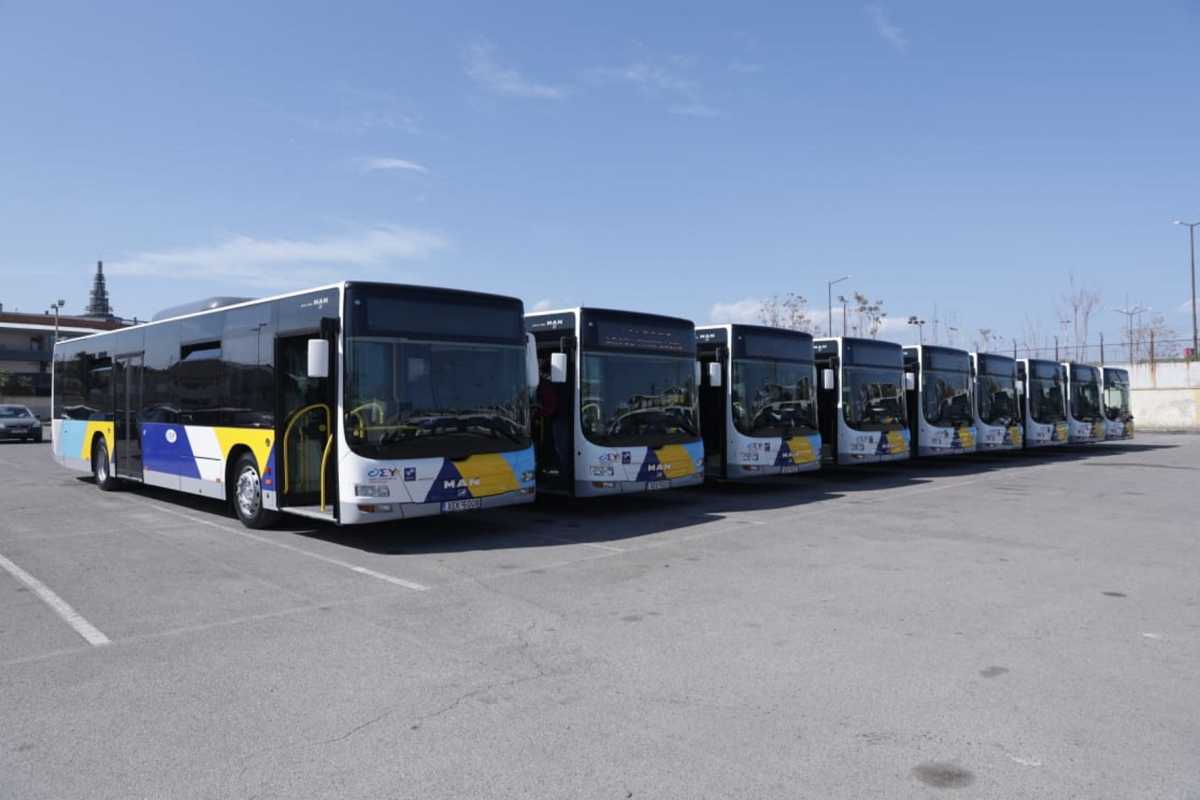 Τα πρώτα 40 λεωφορεία με leasing βγαίνουν στους δρόμους της Αθήνας (pics)