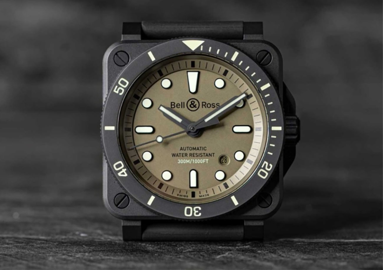 Ένα πανέμορφο καταδυτικό ρολόι Bell & Ross με ισχυρό στρατιωτικό DNA
