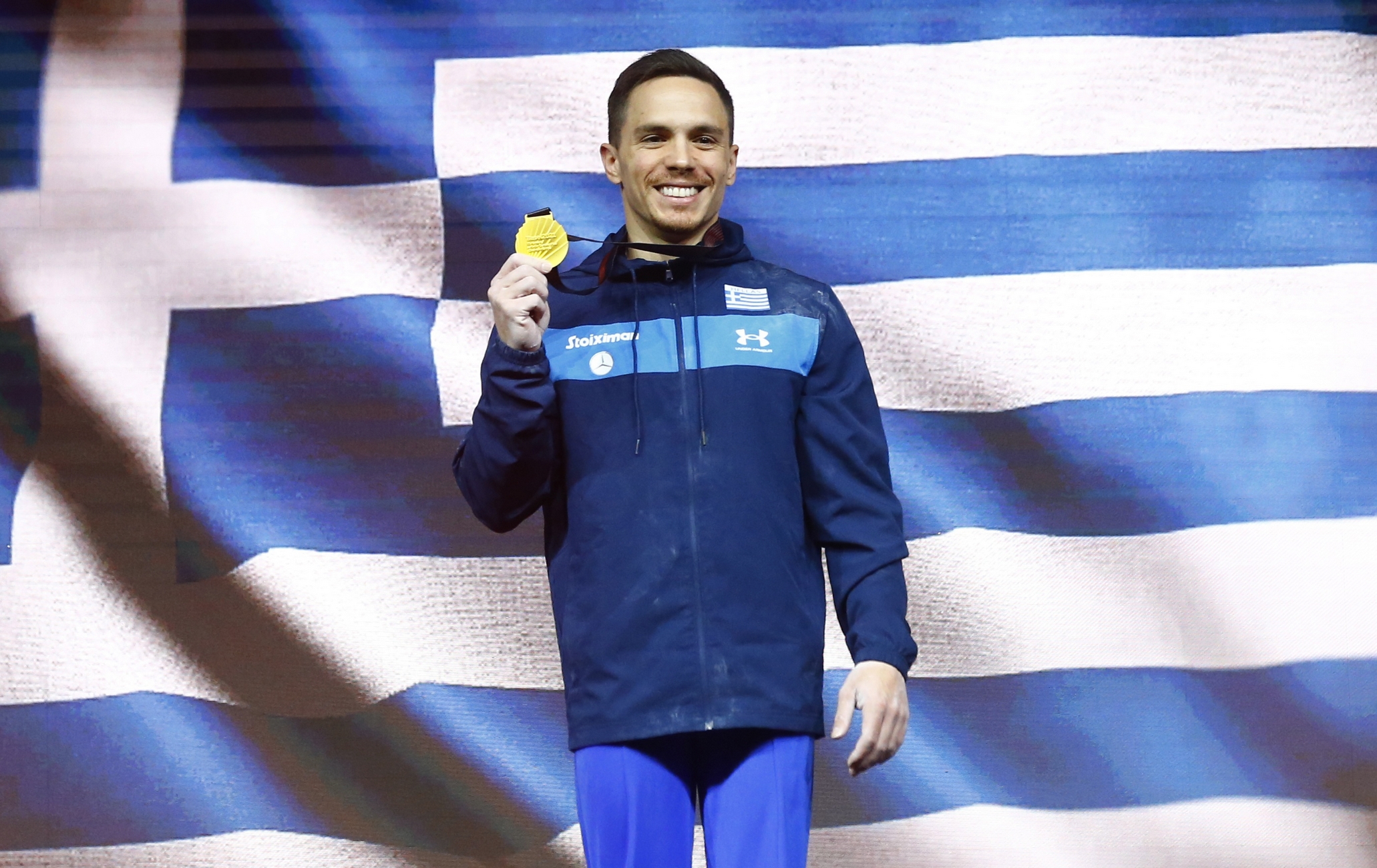 Πετρούνιας: Η απονομή και ο εθνικός ύμνος για τον «χρυσό» πρωταθλητή