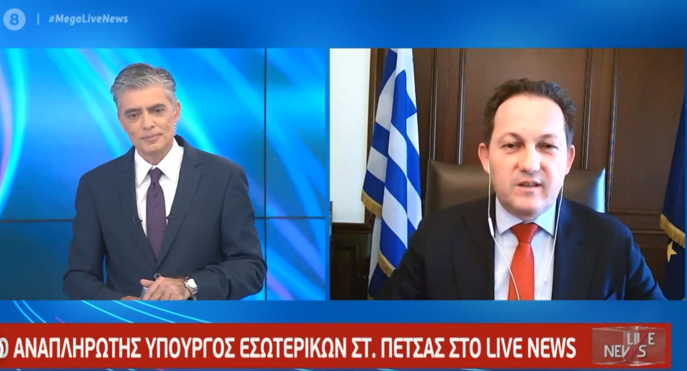 Πέτσας στο «Live News» για εστίαση: Δεν θα εξαντλήσουμε την αυστηρότητα μας (video)