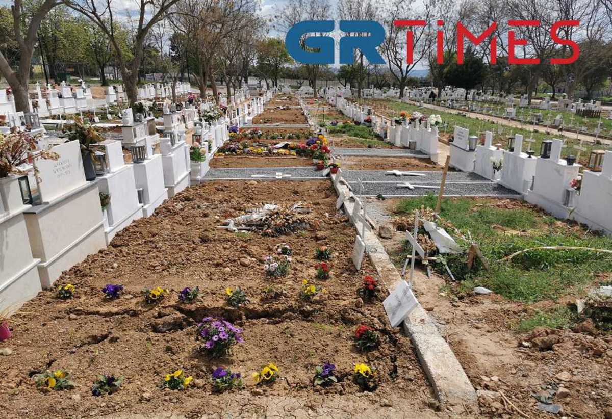 Κορονοϊός: Σκηνικό πολέμου στα νεκροταφεία της Θεσσαλονίκης – Περίπου 700 νεκροί από την πανδημία