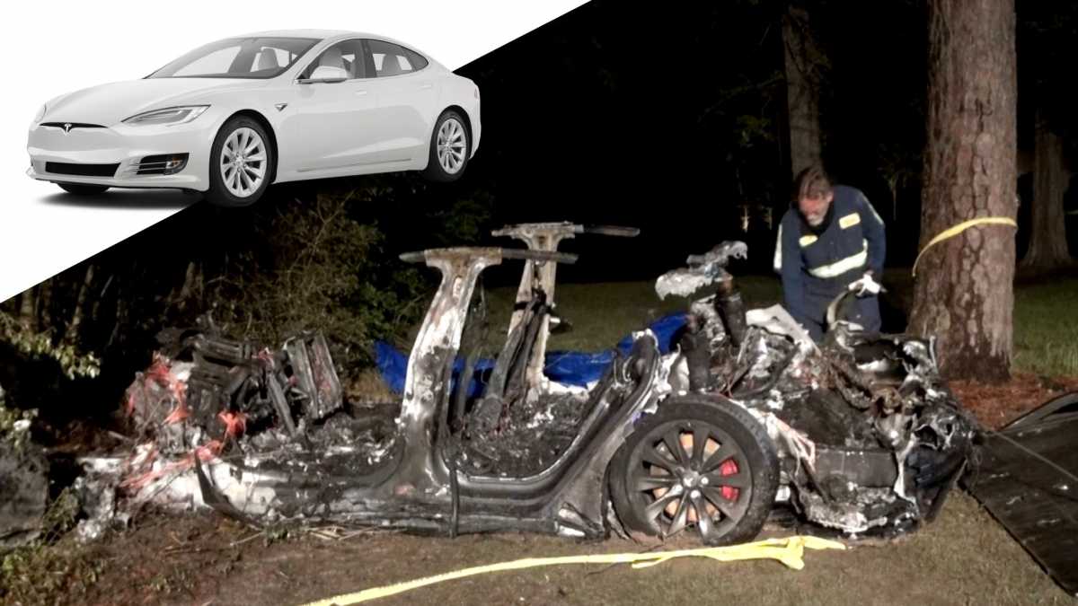 Έρευνα για τροχαίο με δύο νεκρούς σε Tesla που πήγαινε… χωρίς οδηγό! (pics)