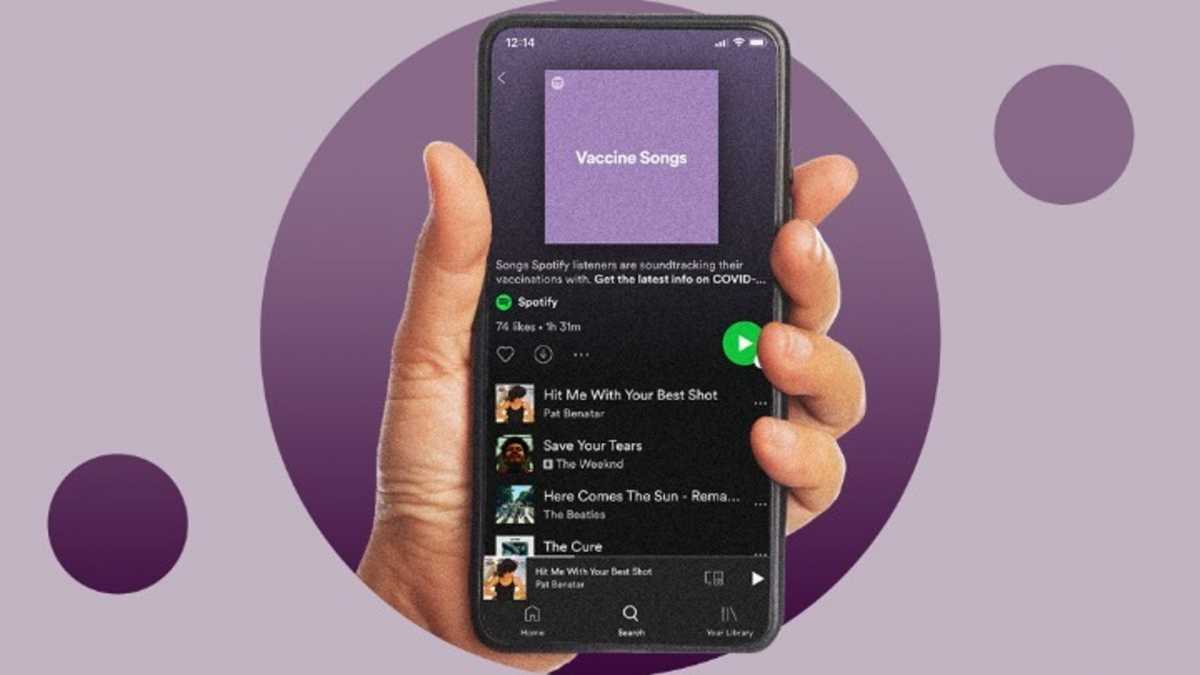 Εμβολιασμούς μετά μουσικής προτείνει το Spotify – Λίστα τραγουδιών για να γιορτάσουμε το «τσίμπημα»