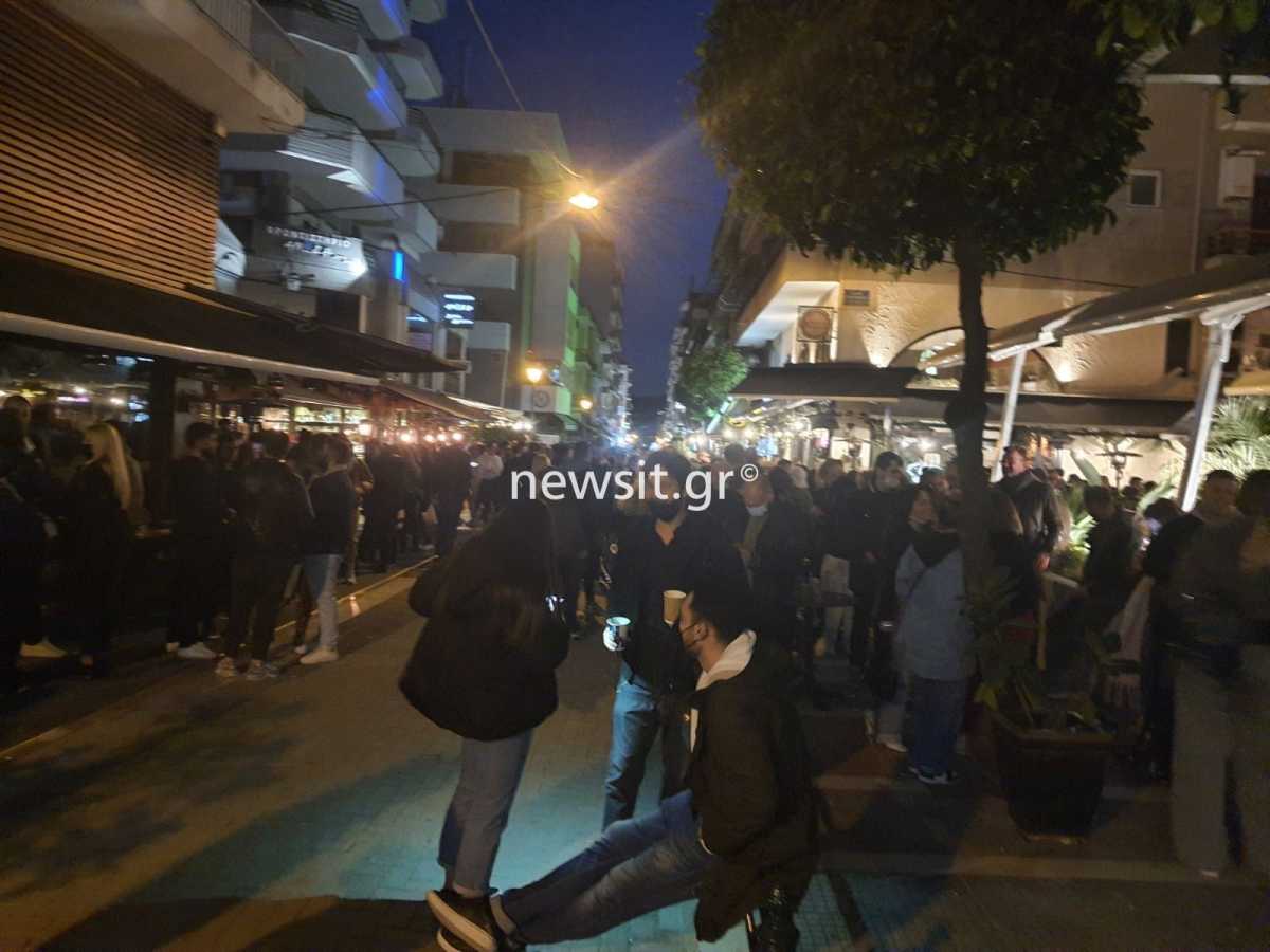 Βόλος: «Βούλιαξαν» από κόσμο τα μπαράκια [video]