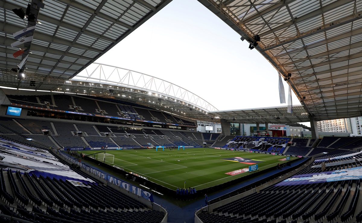 FILE PHOTO: Soccer Football - Primeira Liga - FC Porto v Sporting CP - Estadio do Dragao, Porto, Portugal - July 15, 2020  General view inside the stadium before the match   REUTERS