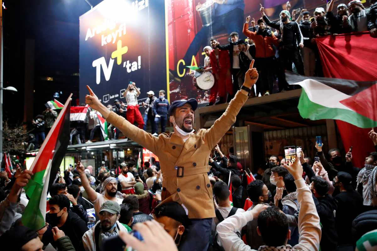 Istanbul propalestinias reuters