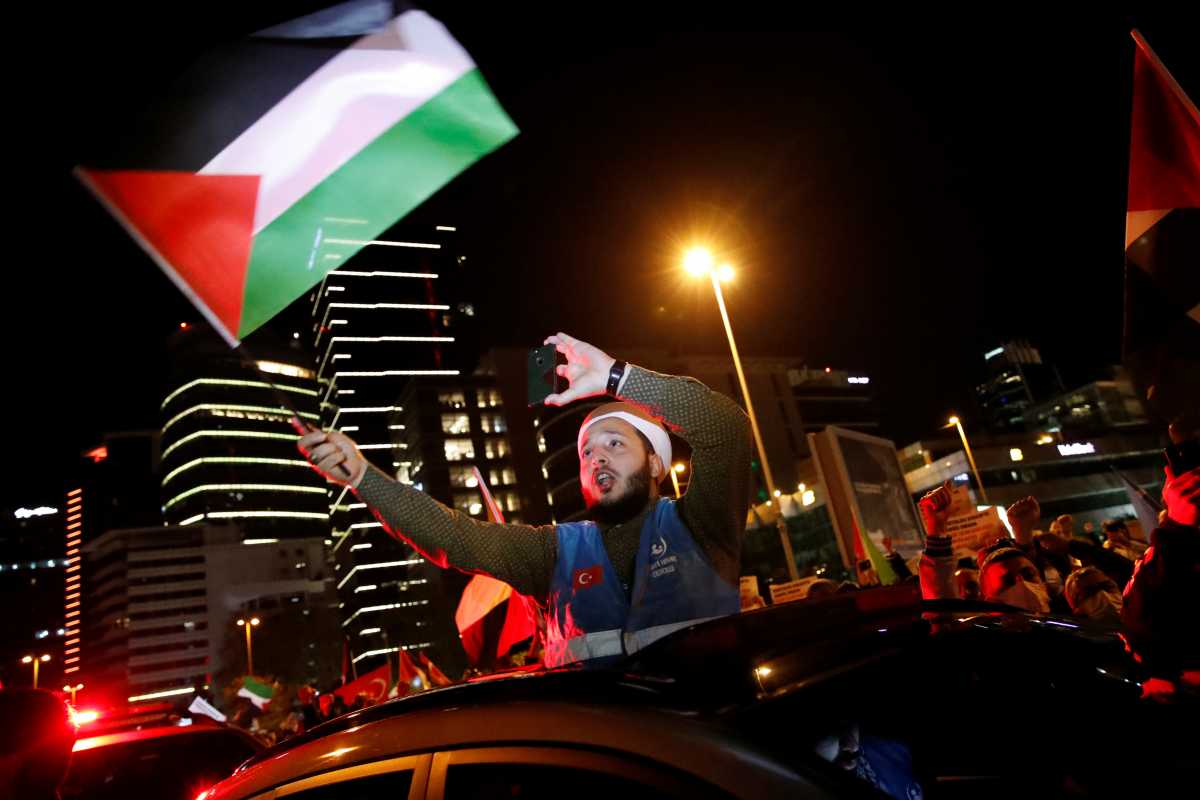 Istanbul propalestinias reuters