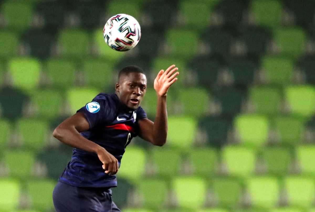 FILE PHOTO: Soccer Football - UEFA Under 21 Championship - Group C - Russia v France - Haladas Sportkomplexum, Szombathely, Hungary - March 28, 2021 France's Ibrahima Konate in action REUTERS