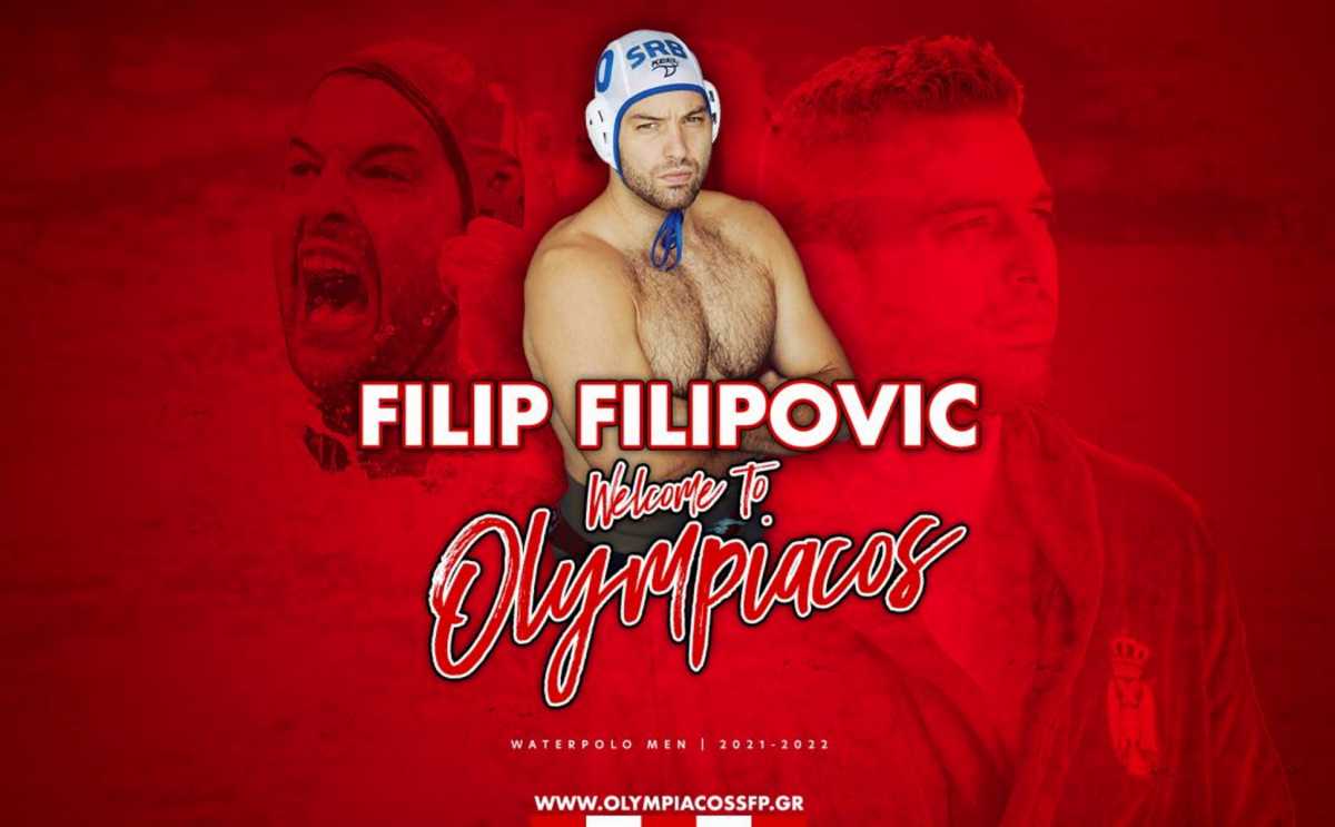 Ολυμπιακός: Καλύτερος πολίστας στον κόσμο ο Φίλιπ Φιλίποβιτς