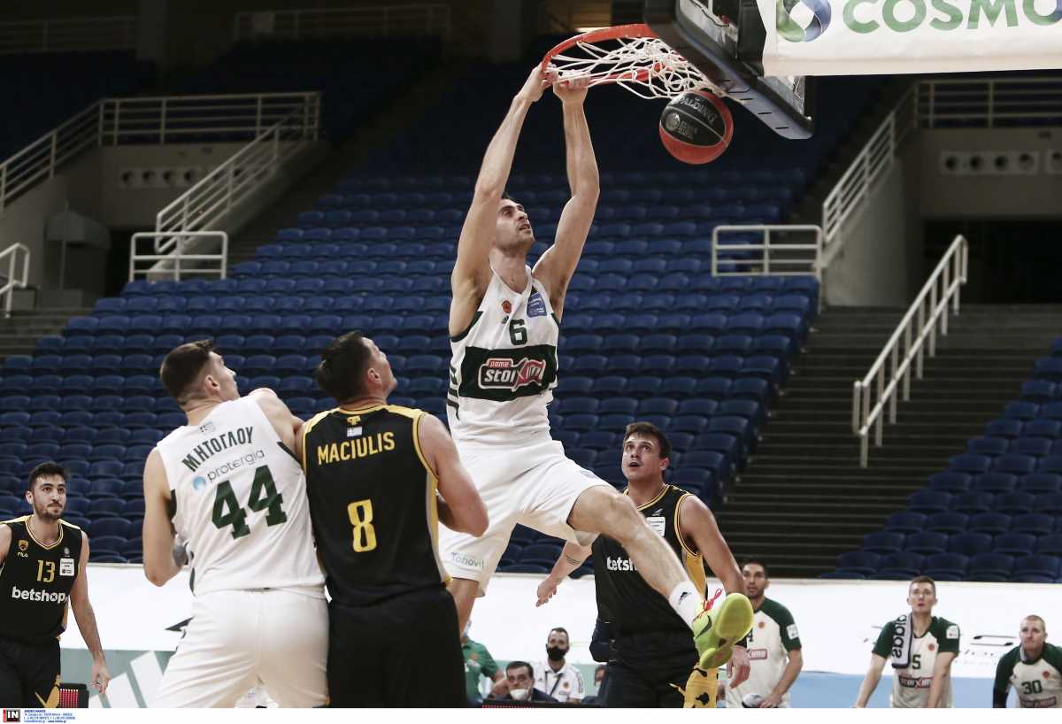 Παναθηναϊκός – ΑΕΚ: Οι «πράσινοι» έκαναν δύσκολα το 1-0 στους ημιτελικούς της Basket League
