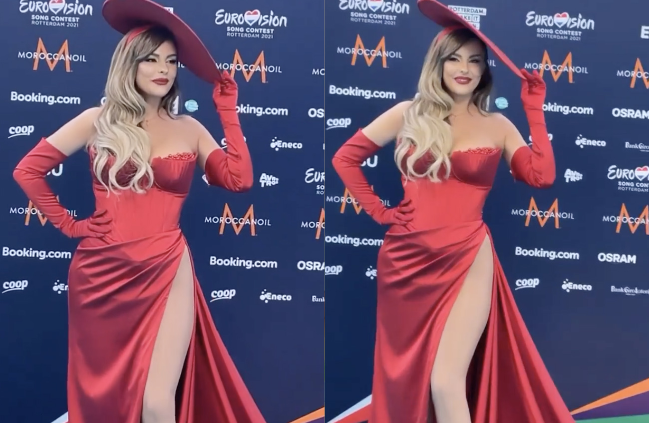 Eurovision 2021 – Άντζελα Περιστέρη: Το σκίσιμο στο φόρεμα που έκλεψε τις εντυπώσεις