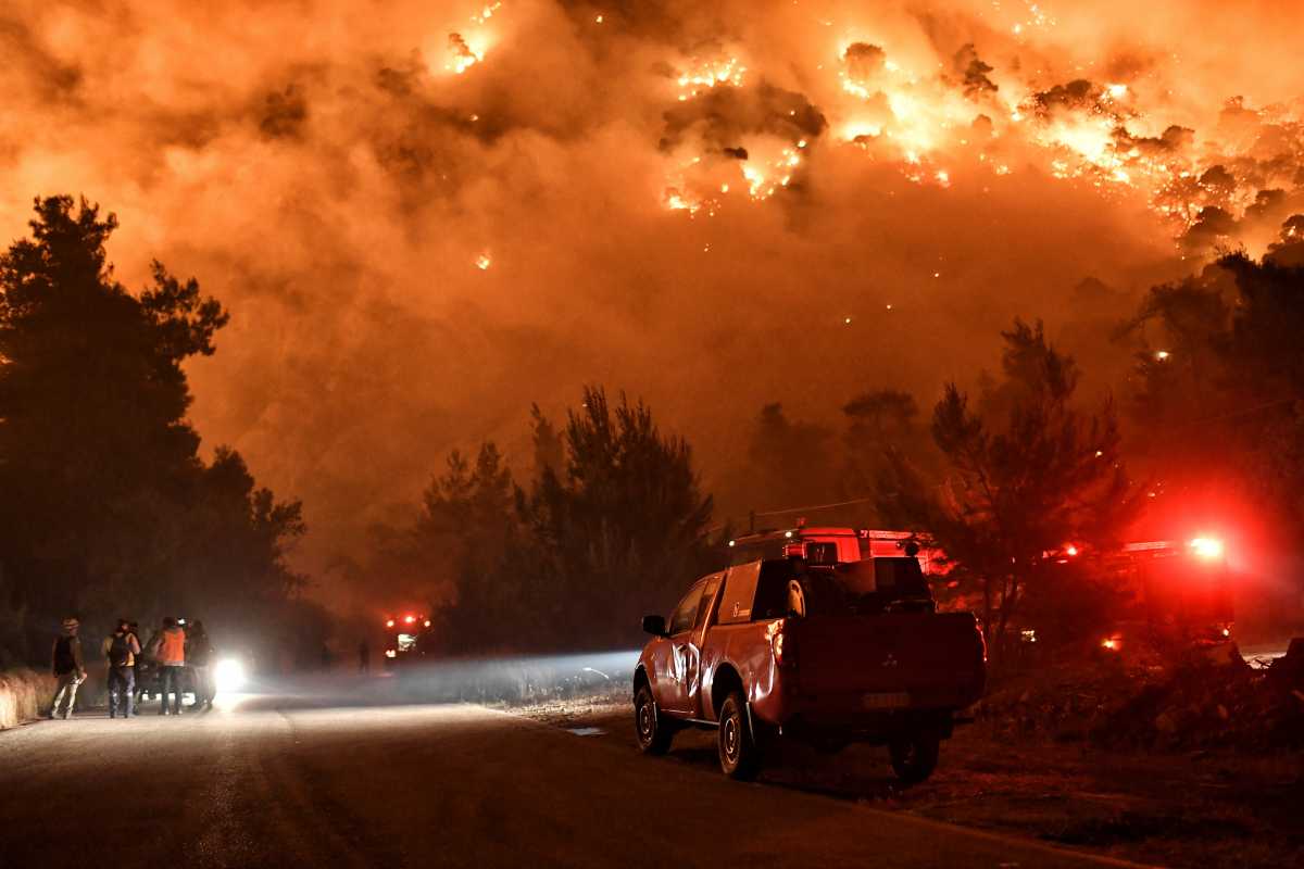 Ιωάννινα: Φωτιά αποτεφρώνει δάσος