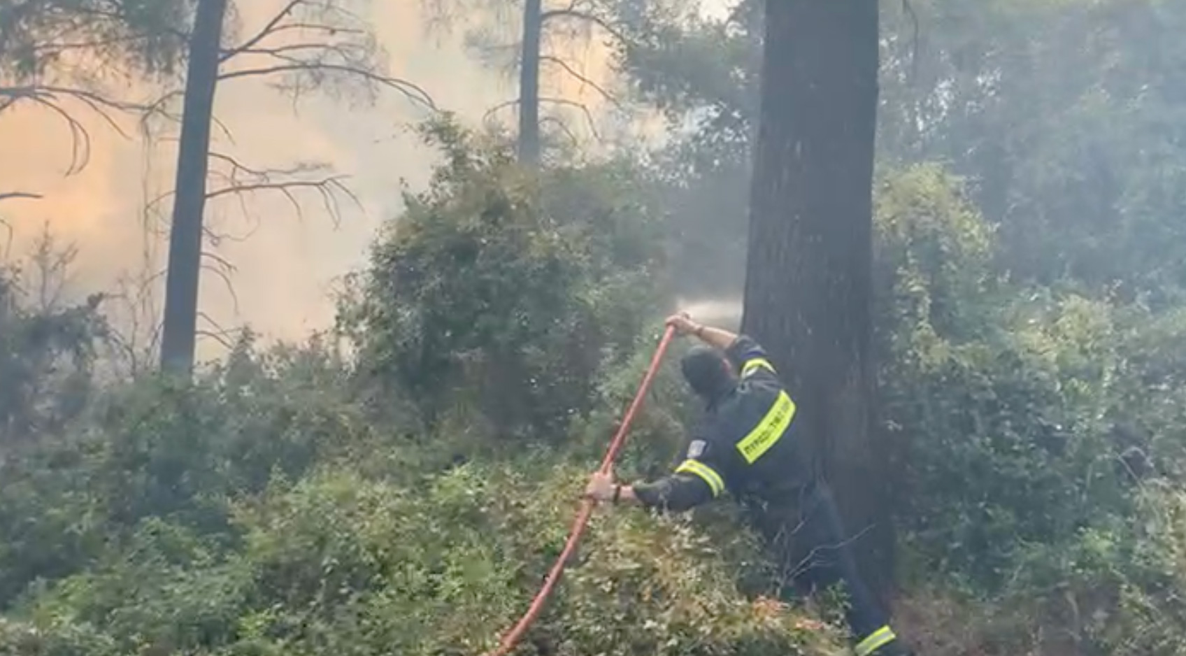 Φωτιά στον Σχίνο Κορινθίας: Αδιάκοπη μάχη με τις φλόγες – Εκκενώθηκαν οικισμοί και μονές