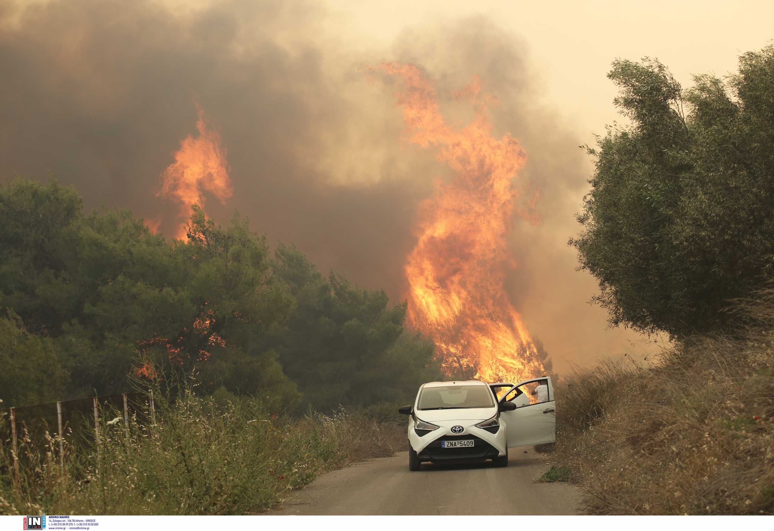 Καιρός – meteo: Τα 8 μποφόρ θα φτάσουν οι άνεμοι το βράδυ στις φλεγόμενες περιοχές