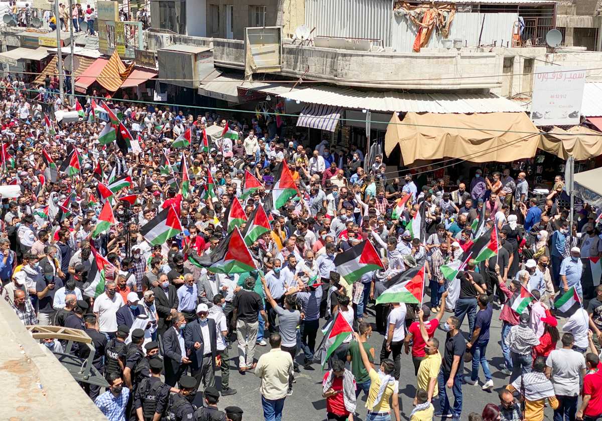 Ιορδανία: Χιλιάδες κόσμου διαδηλώνουν υπέρ των παλαιστινίων