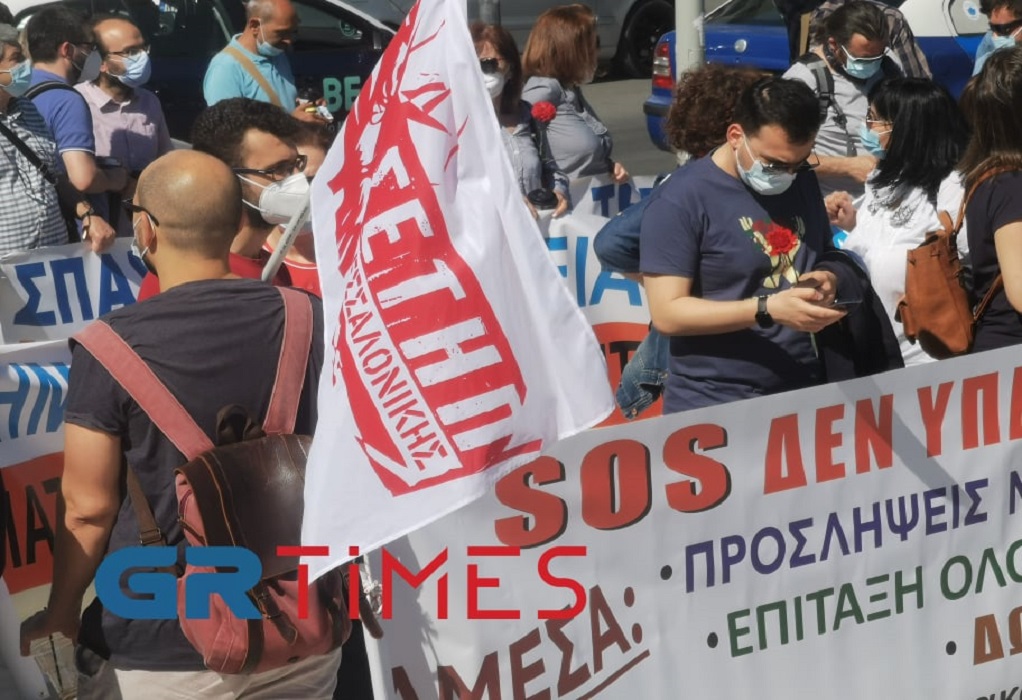 Θεσσαλονίκη: Συγκέντρωση του ΠΑΜΕ για την Πρωτομαγιά – «Κόντρα σε λογικές εκφυλισμού και αναψυχής»