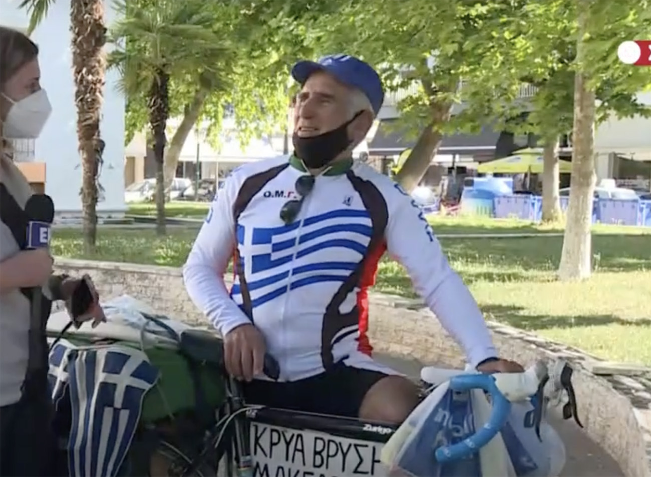 Ο ακούραστος ποδηλάτης – Ο γύρος της Ελλάδας σε δυο ρόδες για 21η φορά