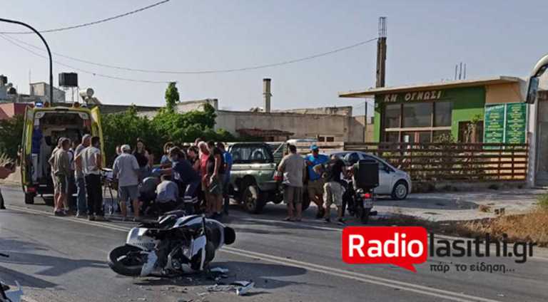 Ανατριχιαστικό τροχαίο στην Κρήτη - Mηχανή έγινε σμπαράλια - Χειρουργείται ο μοτοσικλετιστής (pics)