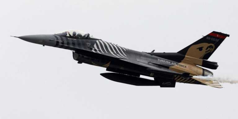 Δεν έχει τέλος η τουρκική προκλητικότητα - 126 παραβιάσεις του εθνικού εναέριου χώρου σήμερα με οπλισμένα F-16