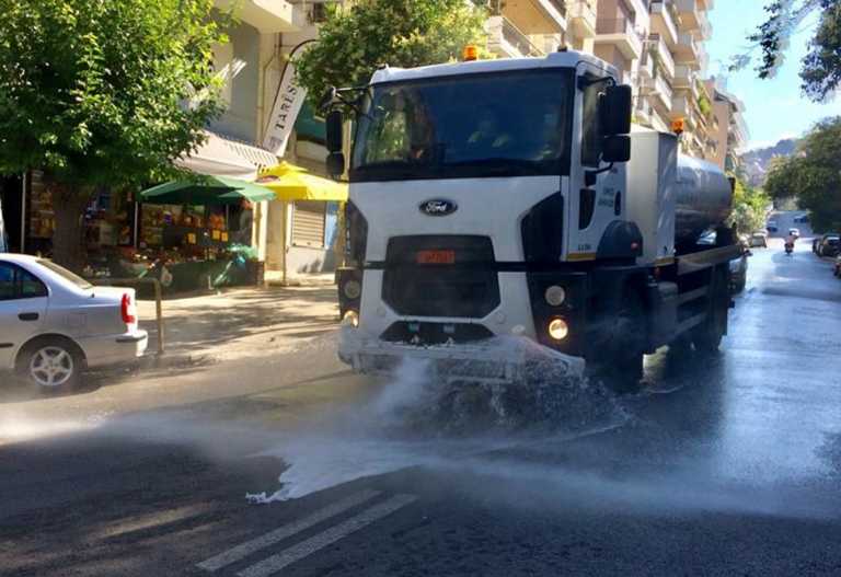 Αστραφτερή Άνω Κυψέλη - Δείτε φωτογραφίες από τη νέα επιχείρηση καθαριότητας του Δήμου Αθηναίων