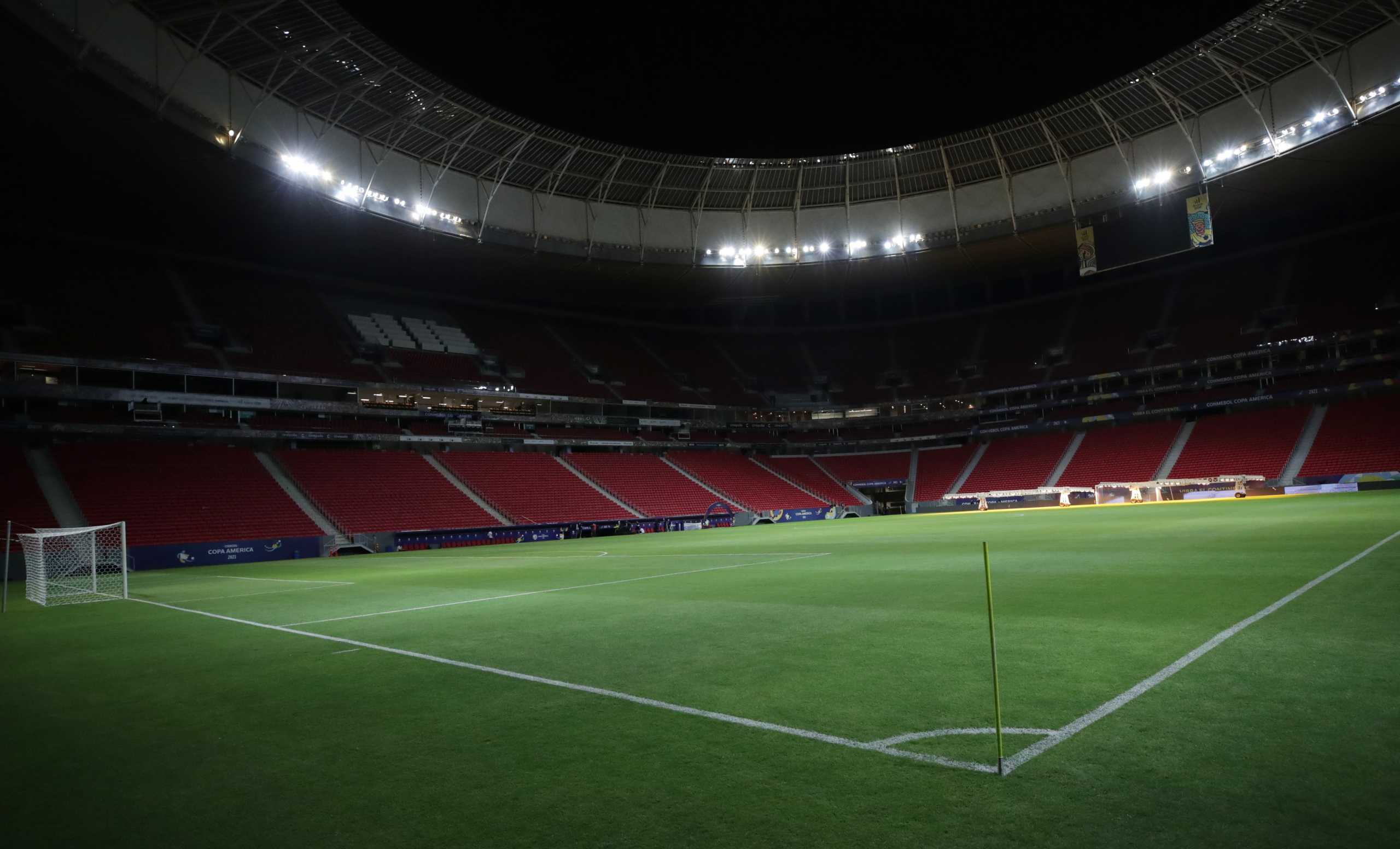 Soccer Football - Copa America 2021 - Venezuela stadium visit  - Estadio Mane Garrincha, Brasilia, Brazil - June 12, 2021 General view inside the stadium during the Venezuela stadium visit REUTERS