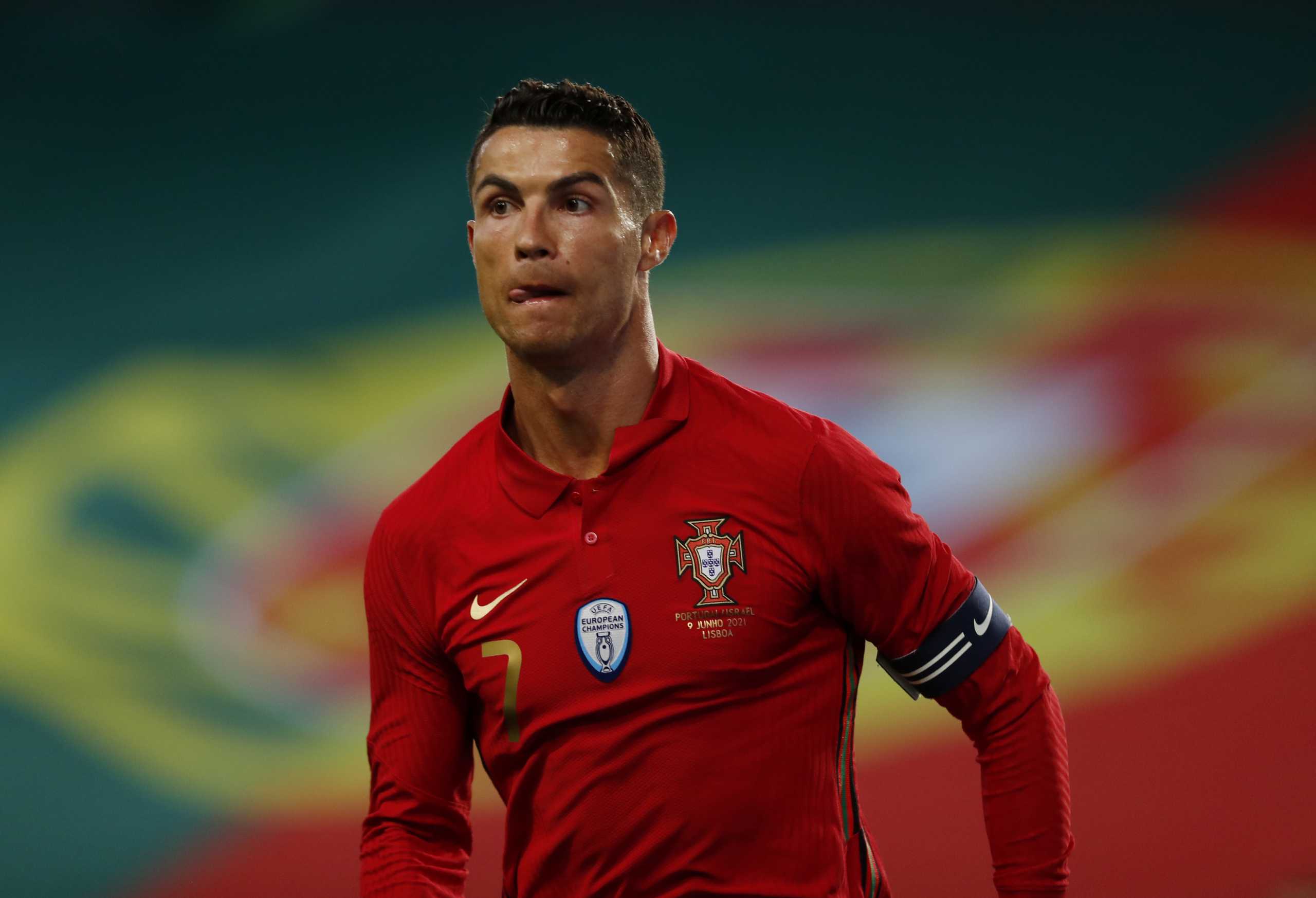 Soccer Football - International Friendly - Portugal v Israel - Jose Alvalade Stadium, Lisbon, Portugal - June 9, 2021 Portugal's Cristiano Ronaldo reacts REUTERS