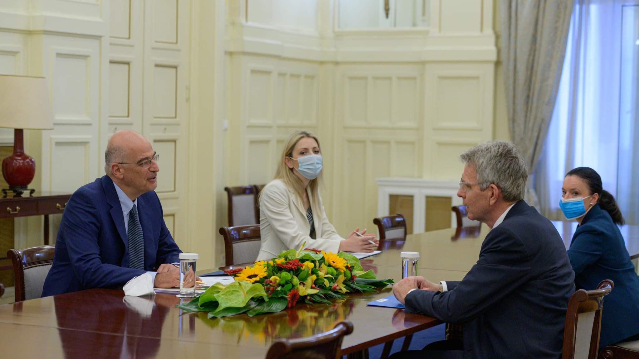 Δένδιας και Πάιατ «τα είπαν» για ανατολική Μεσόγειο και Δυτικά Βαλκάνια