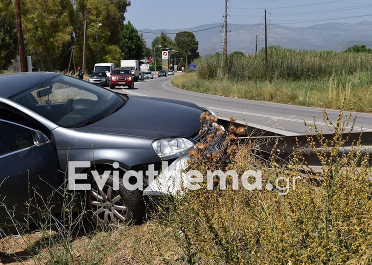 Εύβοια: Τροχαίο στη στροφή του Κολοβρέχτη