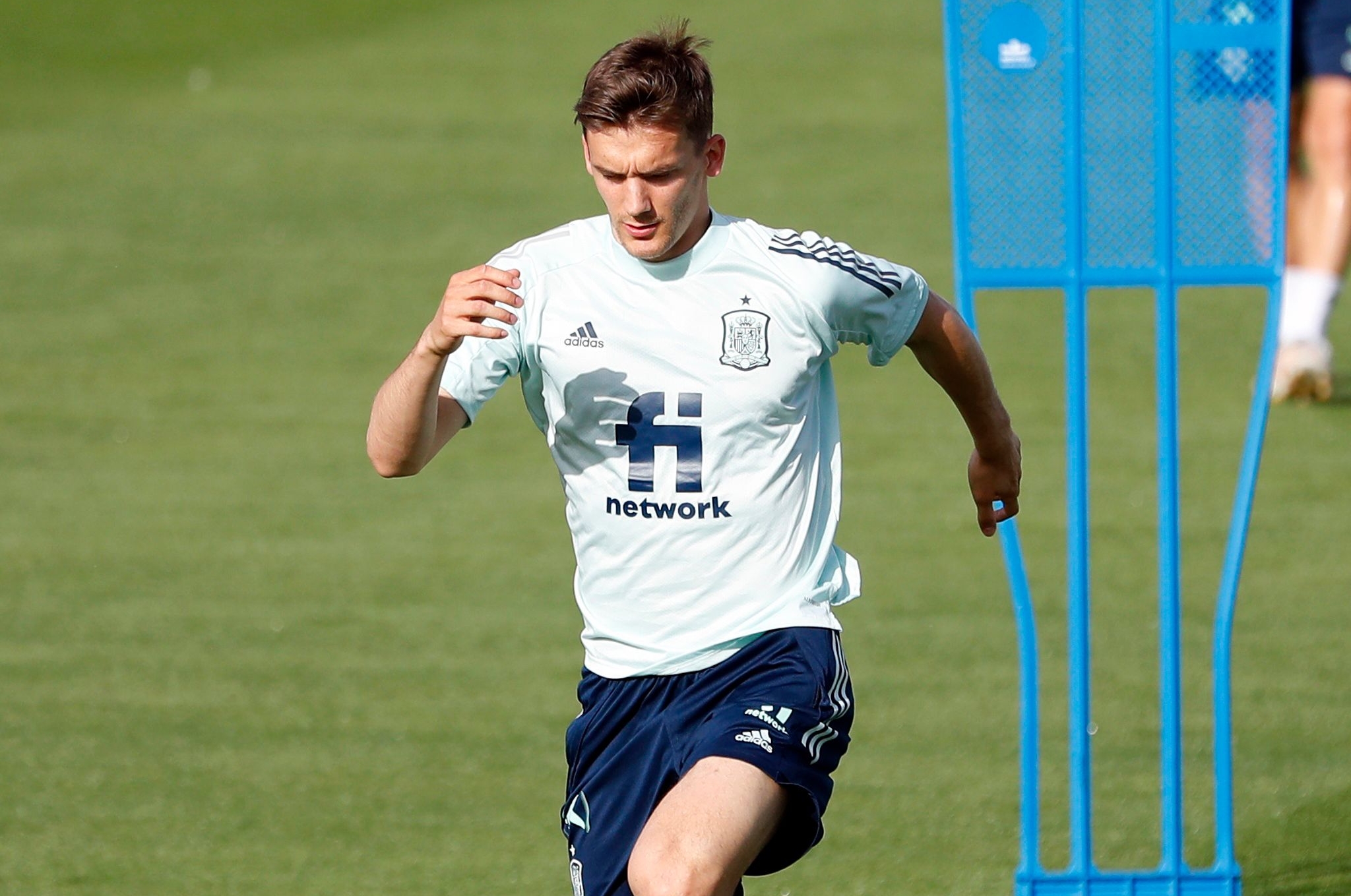 Soccer Football - Euro 2020 - Spain Training - Soccer City, Las Rozas, Spain - May 31, 2021 Spain's Diego Llorente during training REUTERS