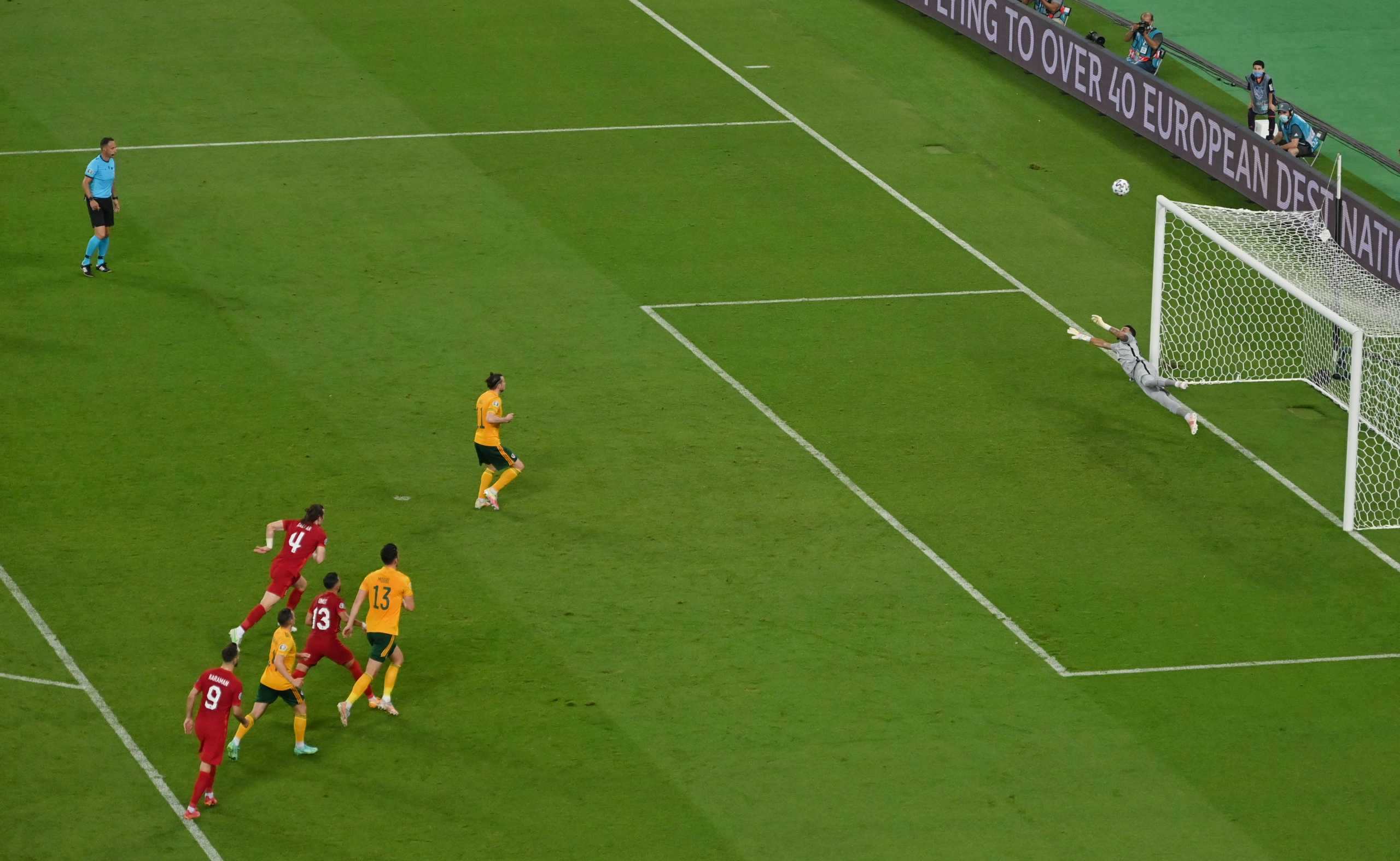 Soccer Football - Euro 2020 - Group A - Turkey v Wales - Baku Olympic Stadium, Baku, Azerbaijan - June 16, 2021 Wales' Gareth Bale misses a penalty Pool via REUTERS