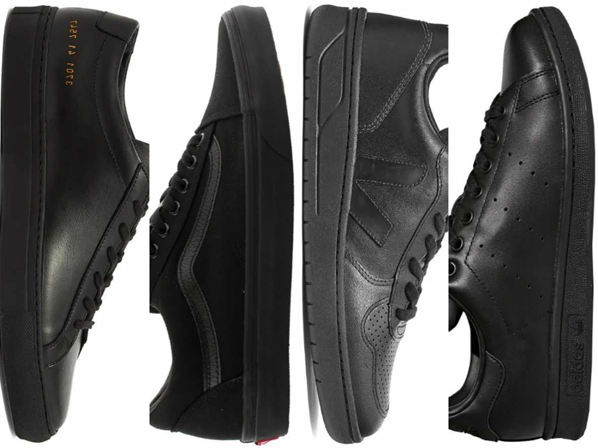 10 μαύρα sneakers που μπορείς να φοράς όλες τις εποχές του χρόνου