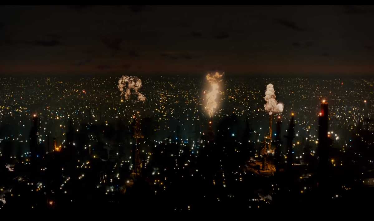 Σκηνή από το άνοιγμα της ταινίας - θρύλο των sci fi "Blade Runner"