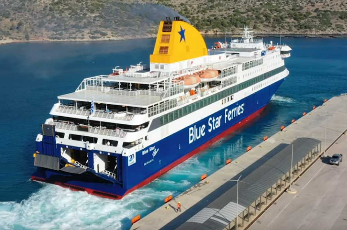 Χίος: Δεξιοτεχνική μανούβρα από τον καπετάνιο του Blue Star Patmos – Έτσι έφτασαν οι πρώτοι τουρίστες