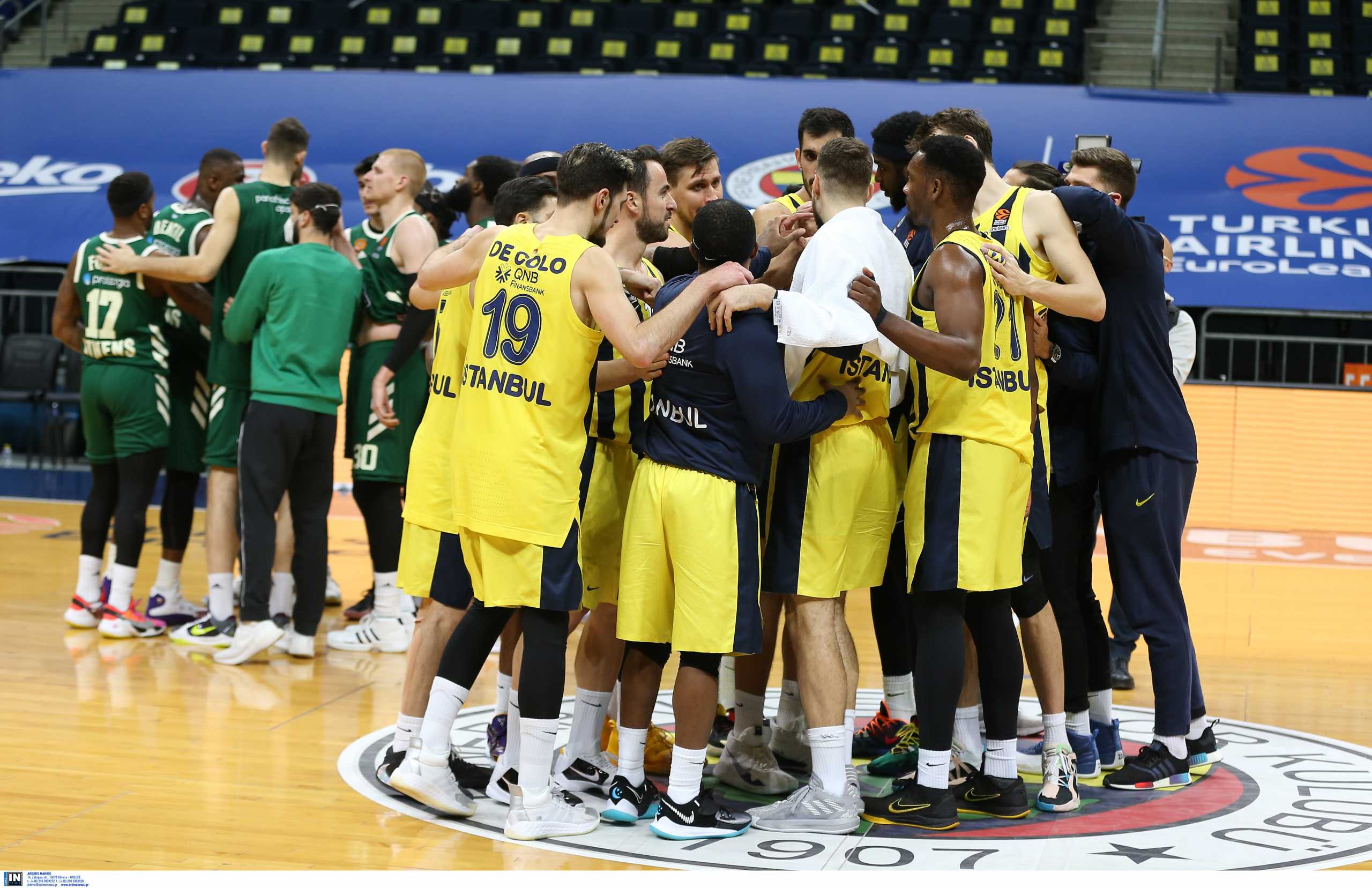 Euroleague: «Σκούπα» στη Φενέρμπαχτσε με πέντε παίκτες στην έξοδο