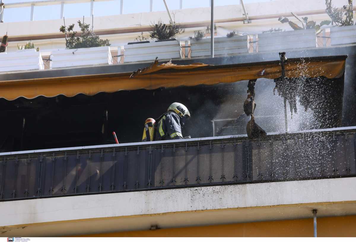 Ένας νεκρός σε φωτιά στο κέντρο της Αθήνας