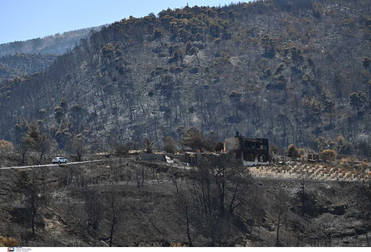 Γεράνεια Όρη: Κίνδυνος για πλημμύρες, κατολισθήσεις και λασπορροές στην περιοχή μετά την καταστροφική φωτιά