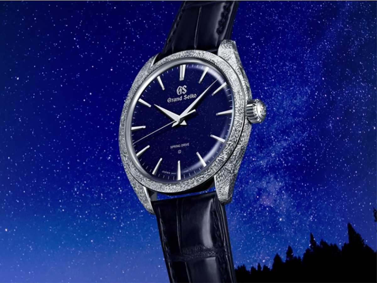 Το νέο ρολόι της Grand Seiko διαθέτει ένα καντράν που θυμίζει νυχτερινό ουρανό