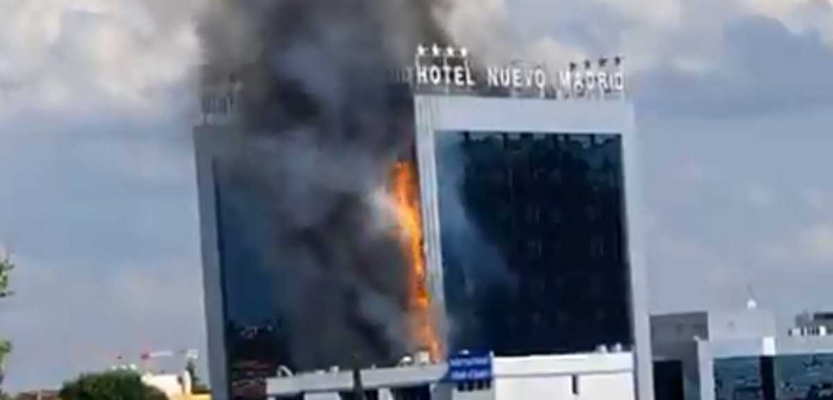 Μεγάλη φωτιά σε ξενοδοχείο στη Μαδρίτη