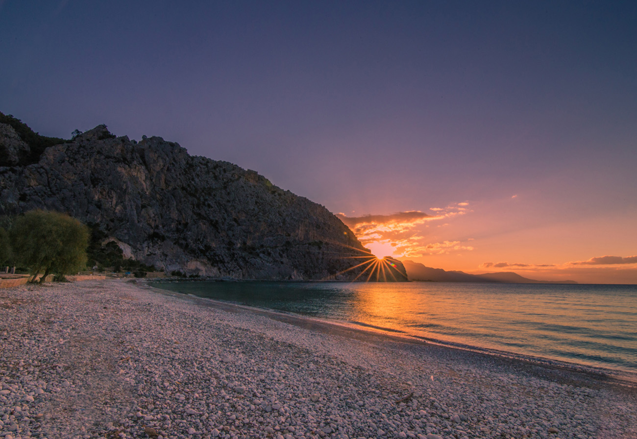 Sunset in the beach