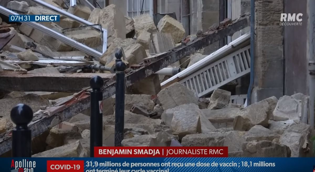 Γαλλία: Κατέρρευσαν κτίρια στο κέντρο του Μπορντό – Τρεις τραυματίες (vids)