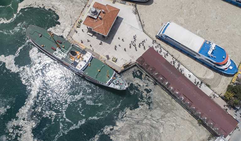 Η κλιματική αλλαγή με την μορφή γλίτσας «σκοτώνει» την θάλασσα του Μαρμαρά και απειλεί και το Αιγαίο