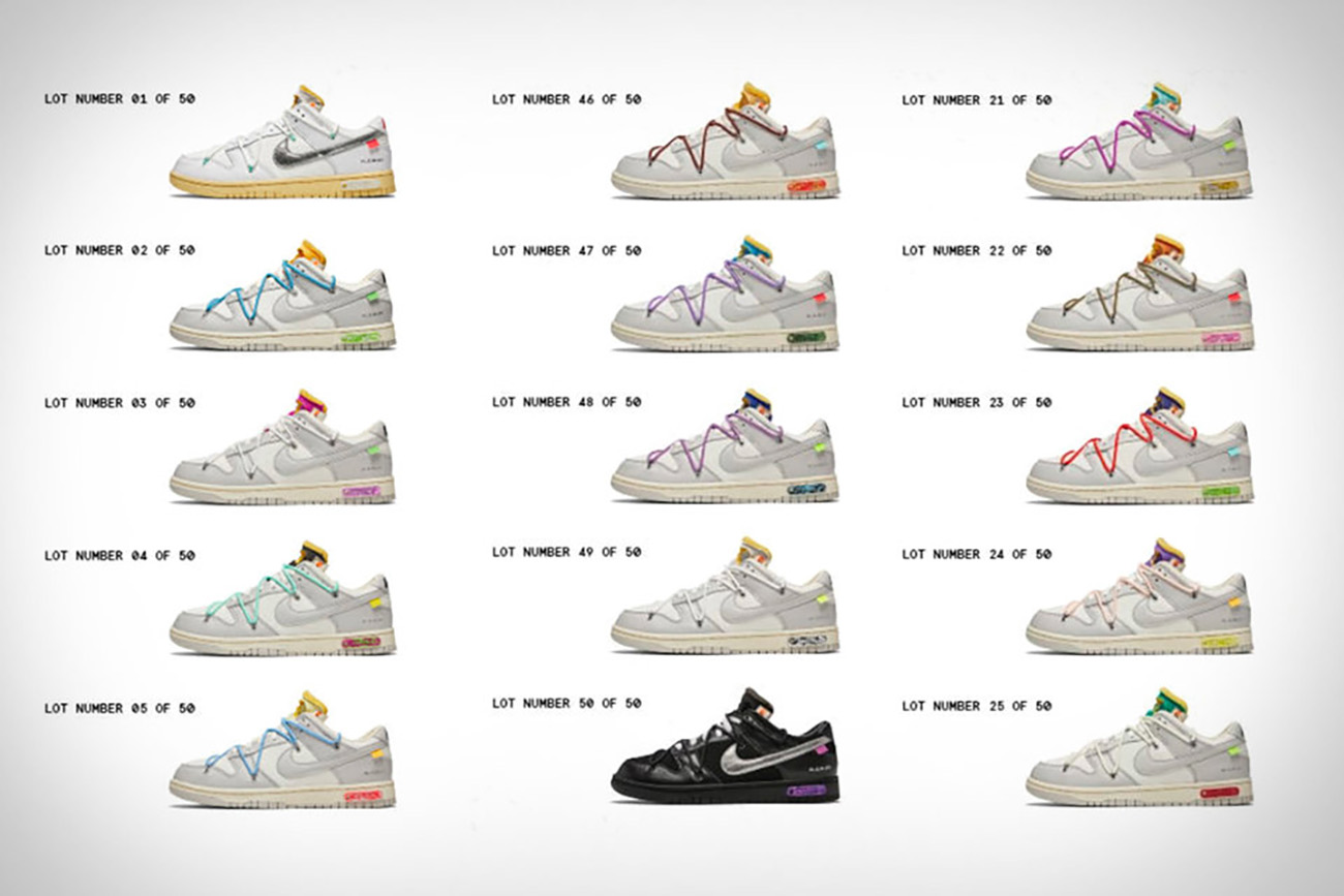 Δείτε και τα 50 sneakers από την συνεργασία της Nike με τον Virgil Abloh