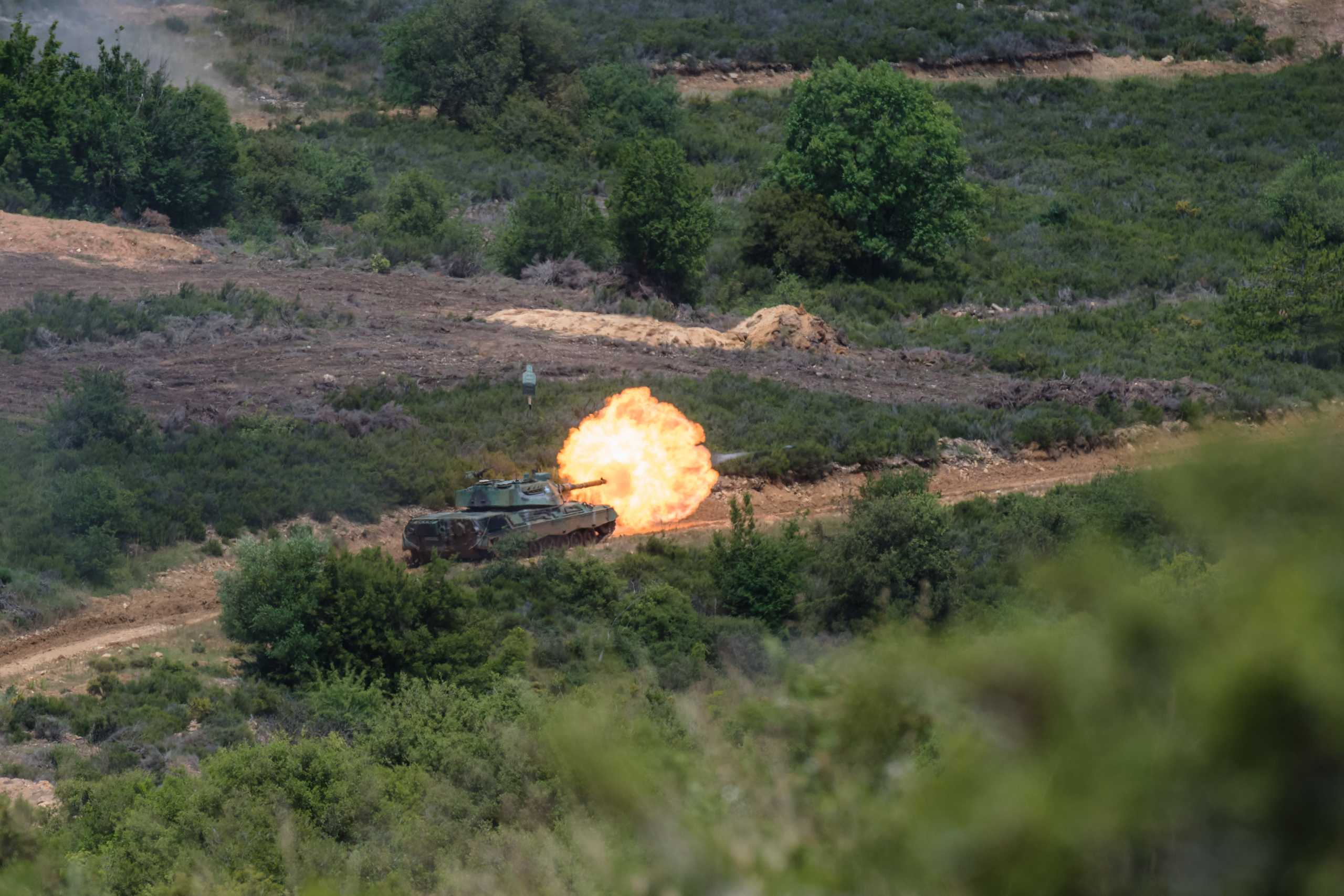 Δημόκριτος 2021: «Πυρ και μανία» τα τεθωρακισμένα του Στρατού Ξηράς [pics]