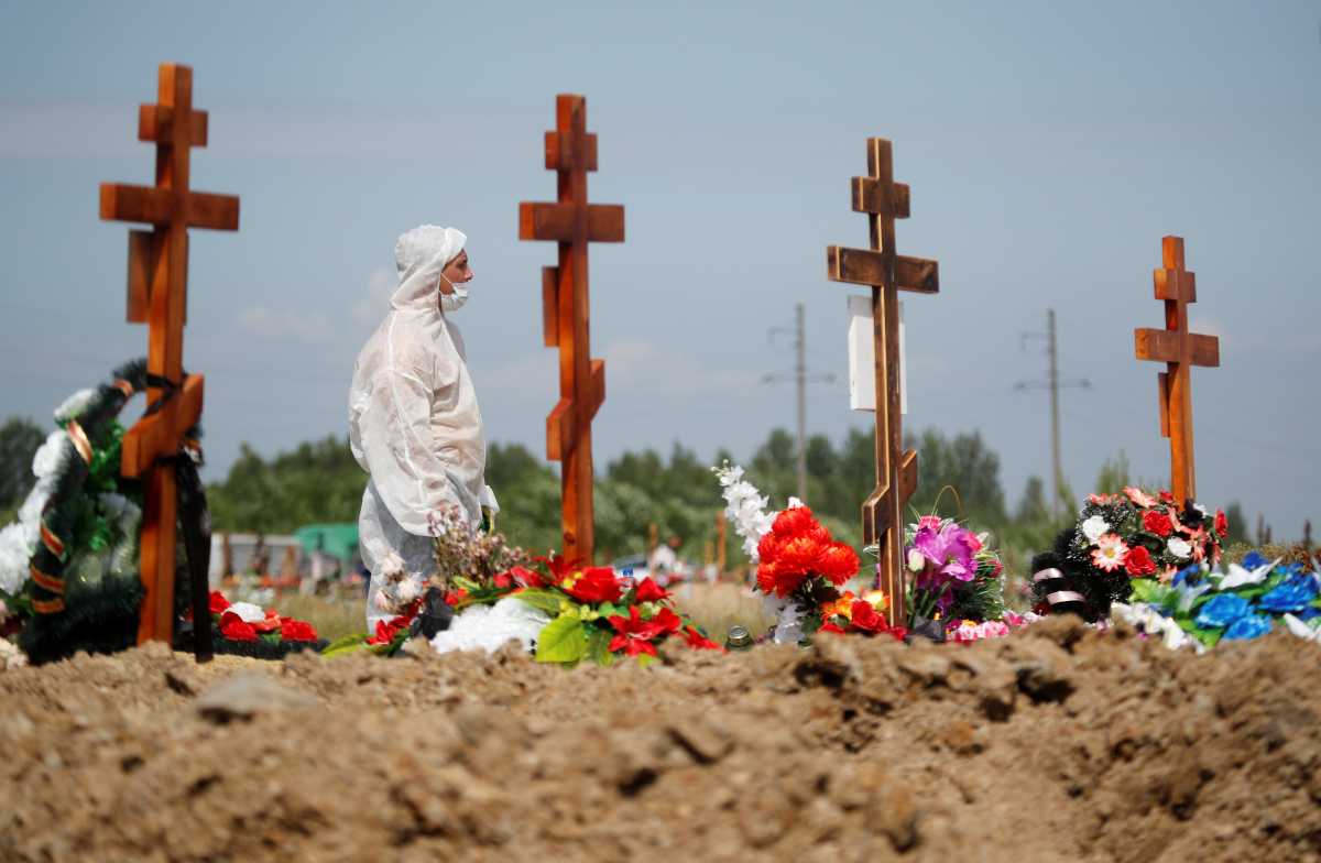 Ρωσία: Ρεκόρ θανάτων από κορονοϊό σε ένα 24ωρο