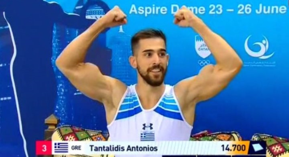 Χάλκινο μετάλλιο για τον Αντώνη Τανταλίδη στον τελικό ασκήσεων εδάφους του παγκοσμίου κυπέλλου