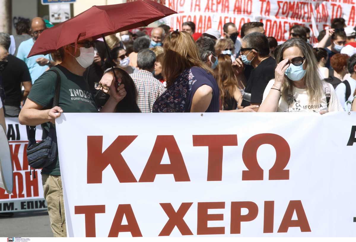 Απεργία: «Σηκώθηκαν από τον καναπέ» στα Χανιά – Μεγάλη συγκέντρωση για το εργασιακό νομοσχέδιο