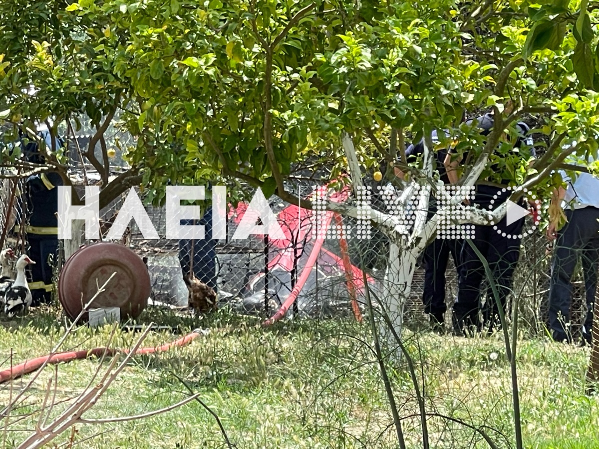 Μονοκινητήριο αεροσκάφος έπεσε στην Ηλεία