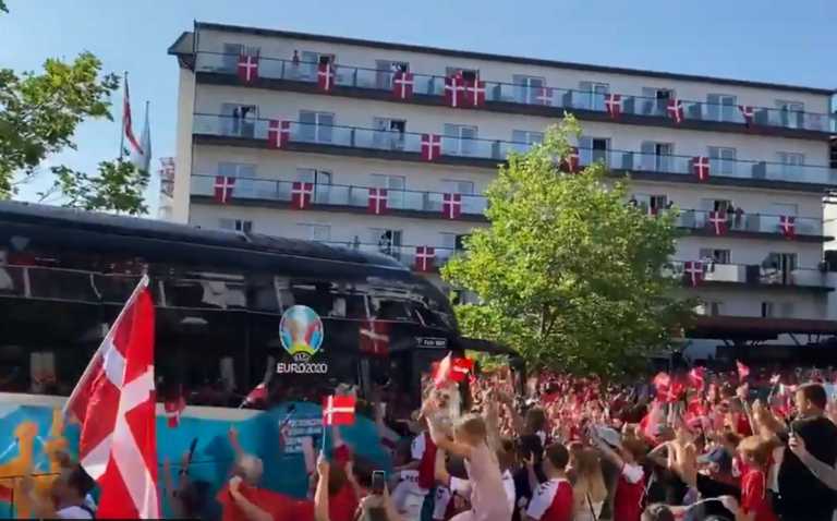 Euro 2020 – Δανία: «Αποθέωση» και σημαίες στα μπαλκόνια πριν τον ημιτελικό με Αγγλία